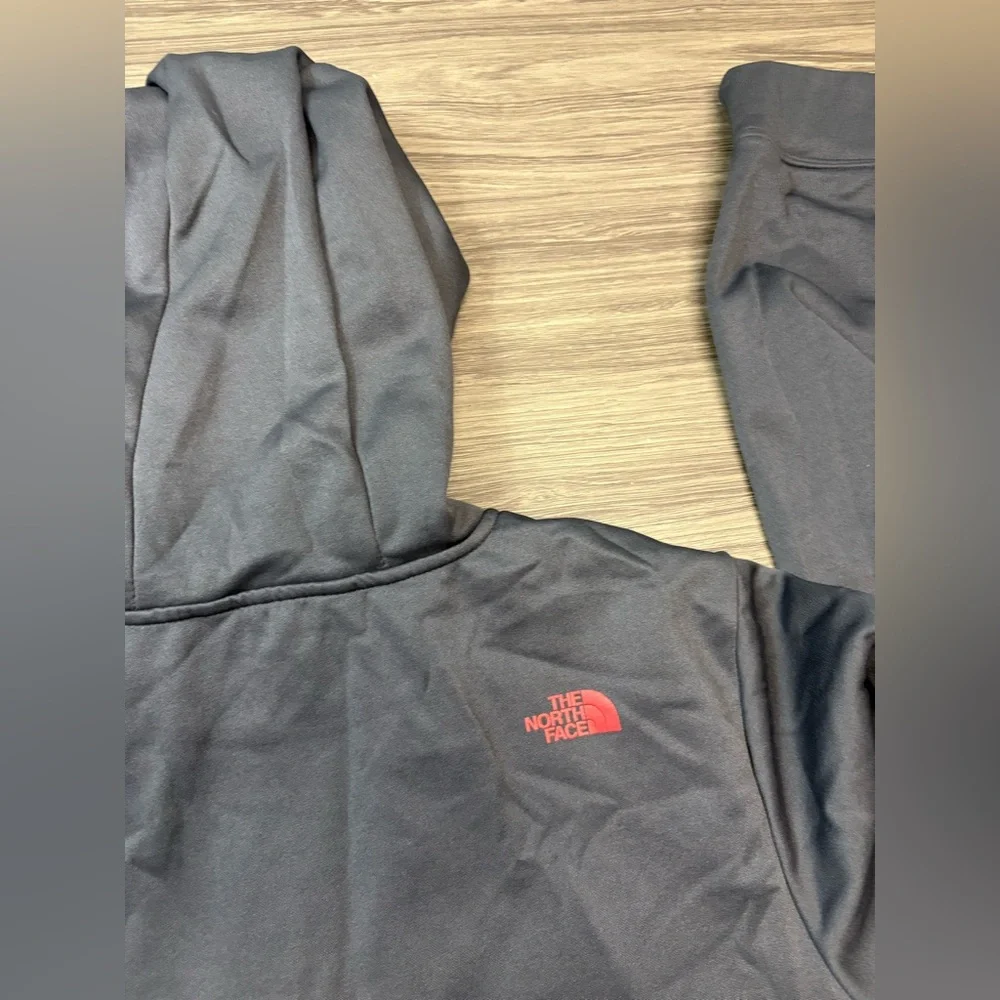 Men’s North Face Gray and Red Hoodie Size Large